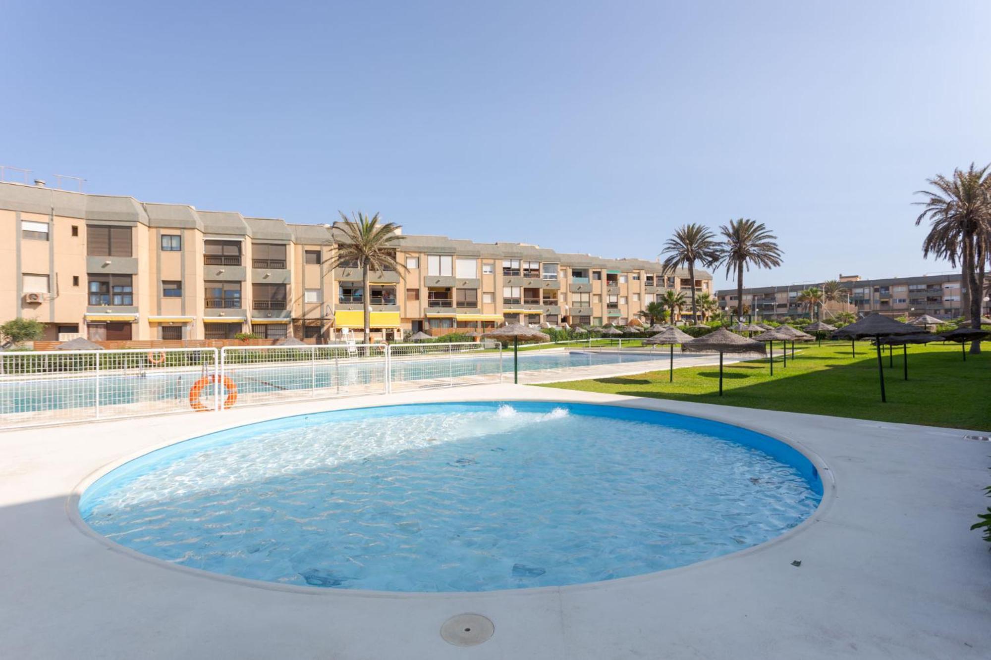 Apartamento Loft primera línea playa, Cabo de Gata, Wifi Retamar  Exterior foto